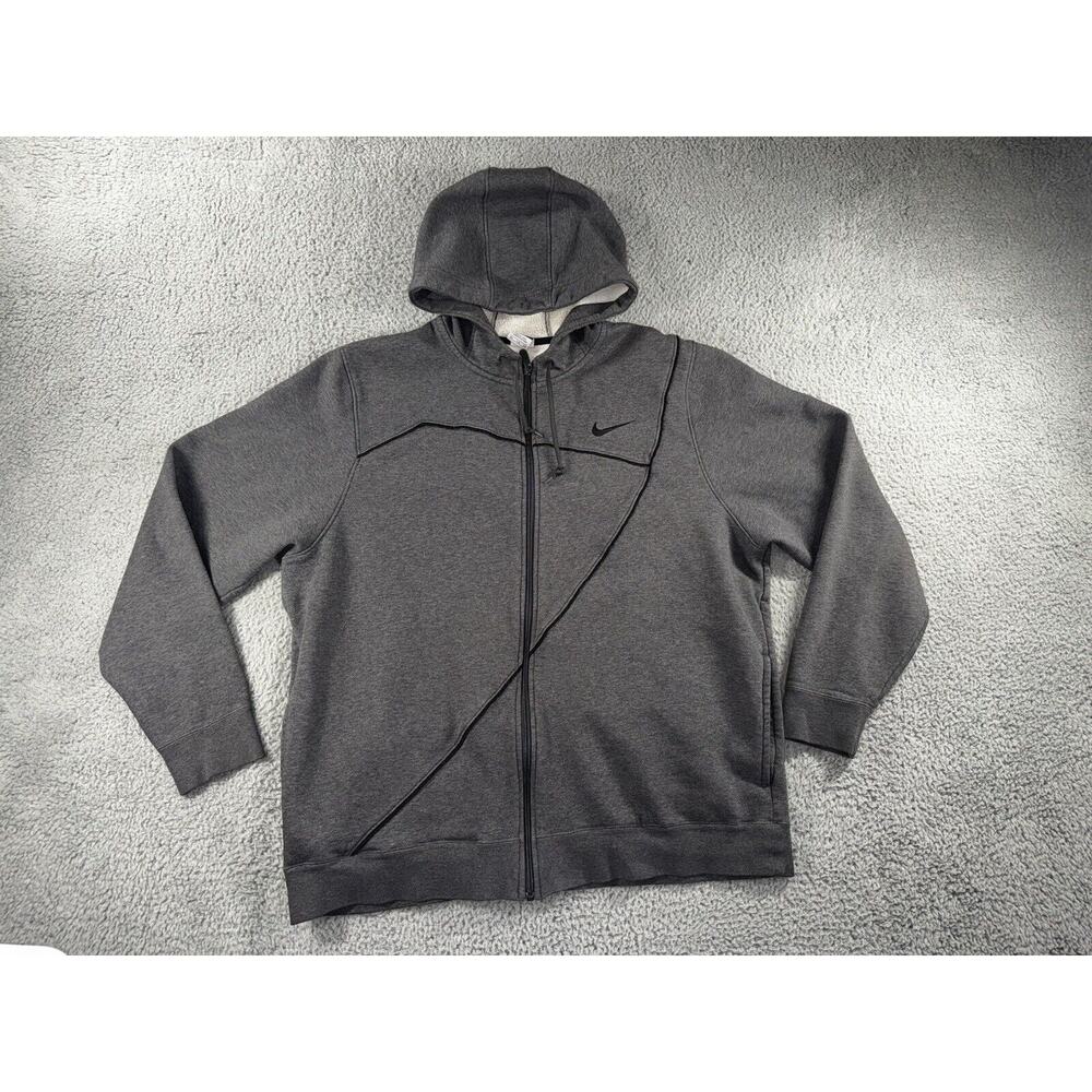 Vintage Nike Hoodie Men 2XL Full Zip Fleece